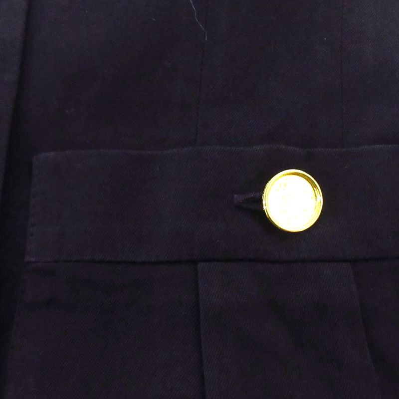 Chanel Jacket Size 34 S Ladies - 28471 Black Short Sleeves / Coco Mark Button /