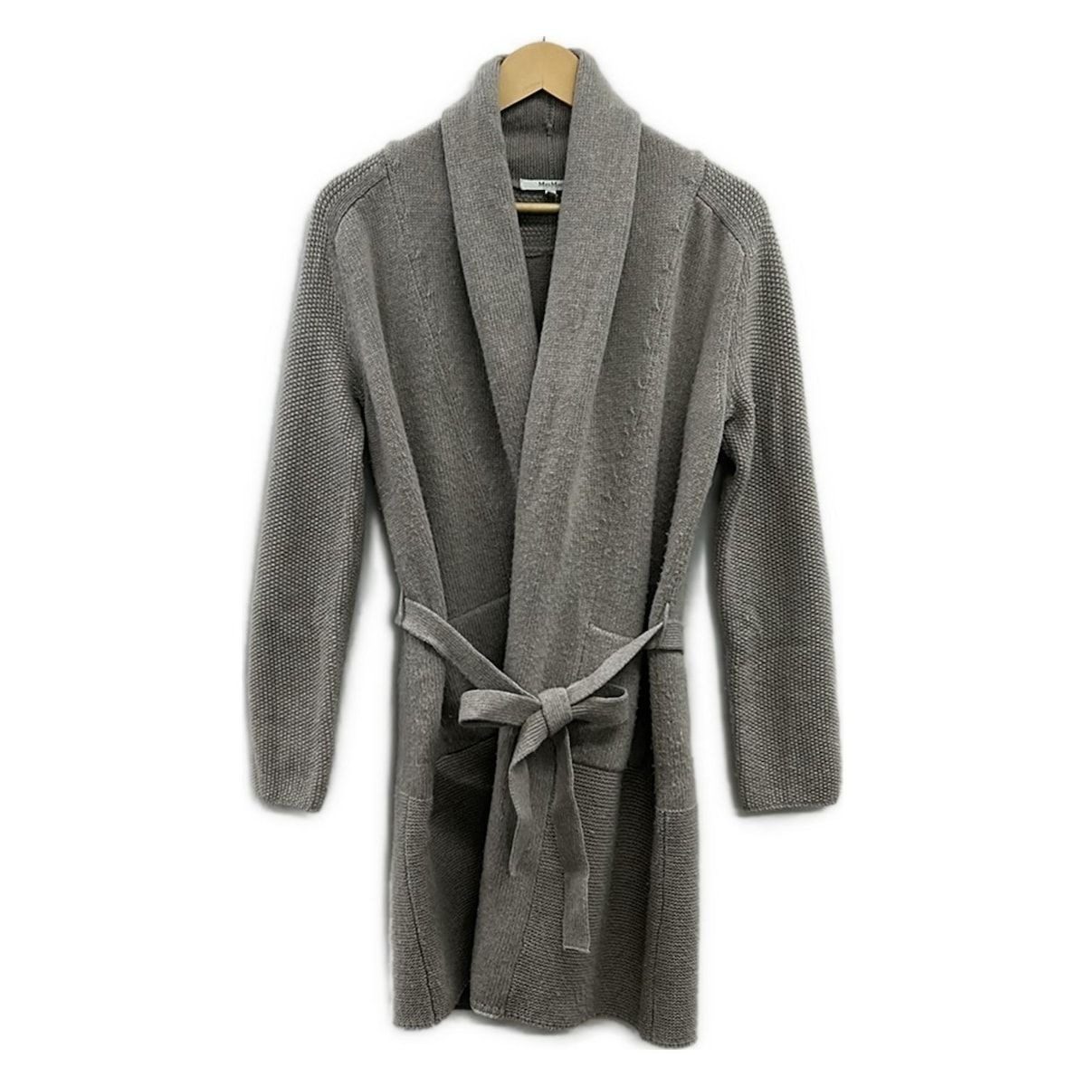 Max Mara Cardigan M Light Gray Long Sleeve