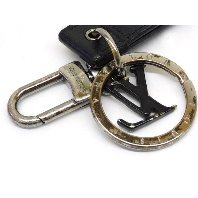 Louis Vuitton Monogram Shadow Porte Cles Dragonne Key Holder Ring — view 2