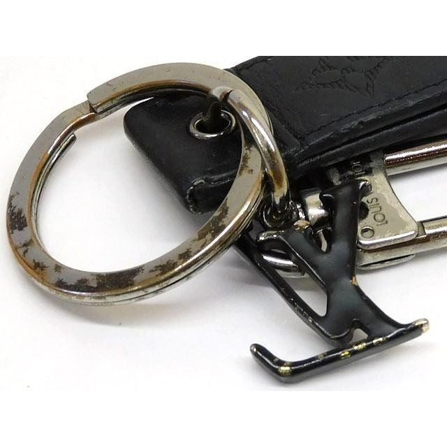 Louis Vuitton Monogram Shadow Porte Cles Dragonne Key Holder Ring — view 3