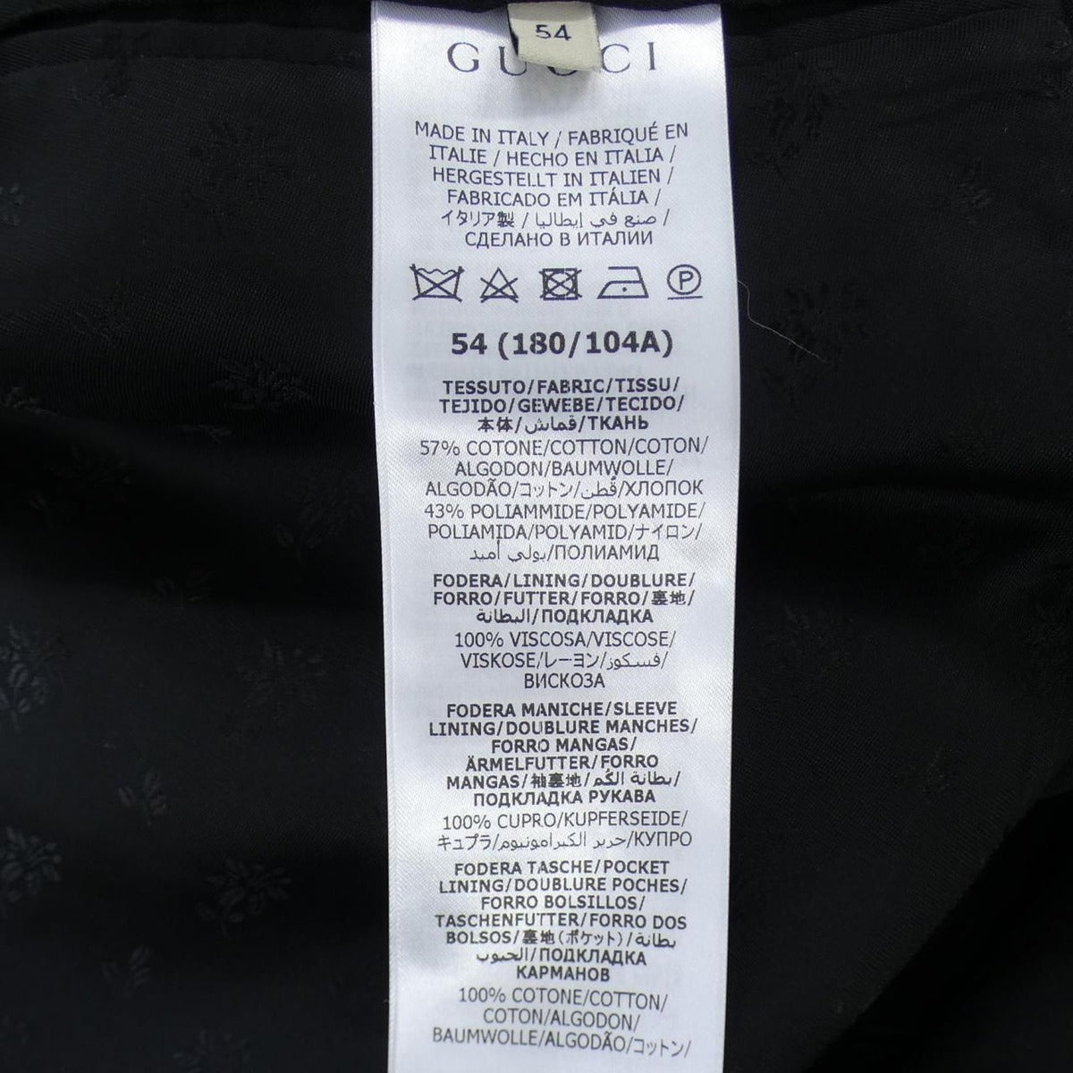 Gucci Coat Black 54 — view 3