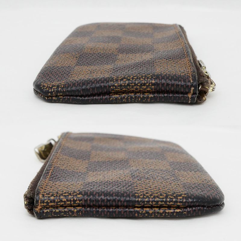 Louis Vuitton Pochette -cles Coin Case Key-ring Damier Brown N62658