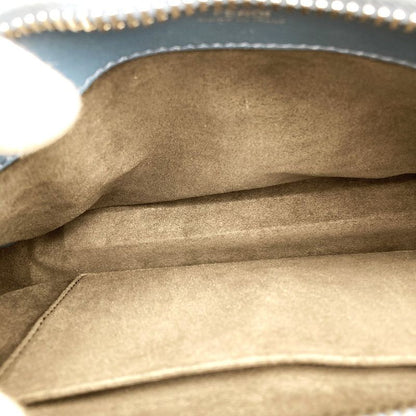 Fendi 8bn299 Dotcom Handbag Shoulder Bag 2way Blue Leather Women Fashion