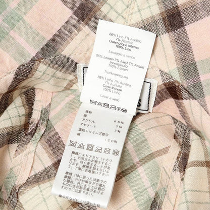 2022ssHermes Hat Size 58 Hat Serie Button Check Made In France