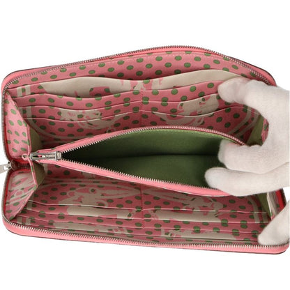 Hermes Azap Long Silk Quin Vaux Epson Silk Women's Rose Confetti