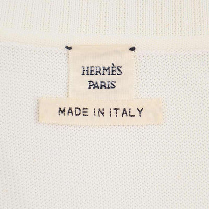 Hermes Henrienet Cles - Yong Long Knit Sweater White 42