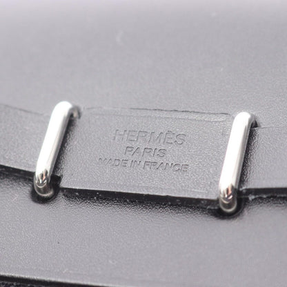 Hermes Shoulder Bag Herbag Zip Mini Black Canvas Leather — view 4