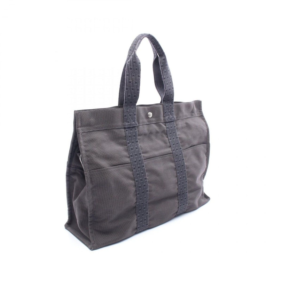 Hermes Tote Her Line GM Gray Canvas Her — view 2