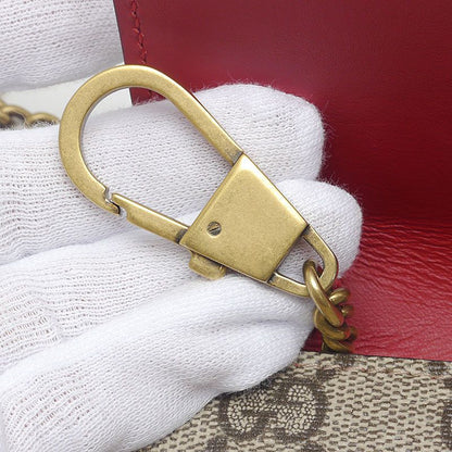 Gucci Chain Shoulder Bag 481292 GG Supreme *stone Removed