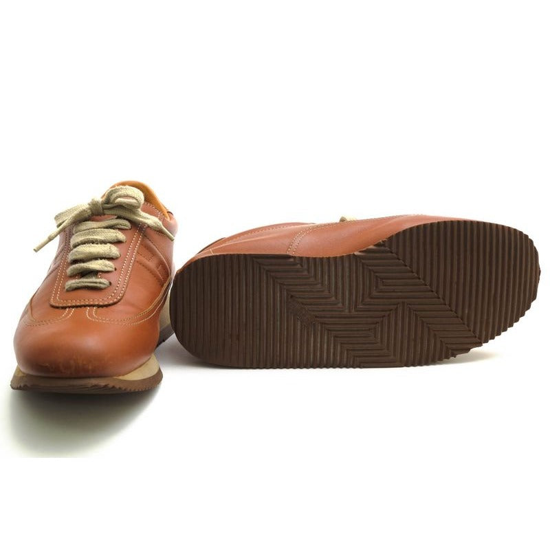 Hermes Shoes Sneakers Low Cut Women Leather Brown Quick — view 7