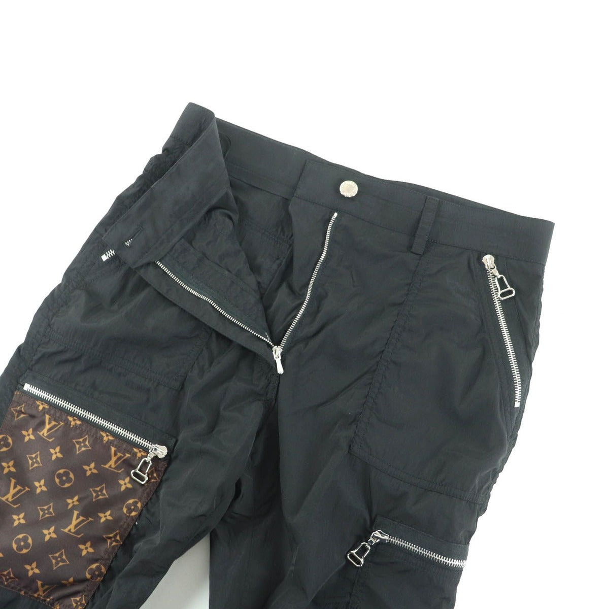 Louis Vuitton 20 AW Polyester Stencil Effect Monogram Track — view 3