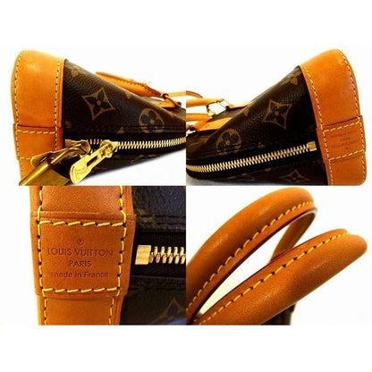 Louis Vuitton Sn1189 IC Chip Monogram Alma BB Handbag Brown 2-Way — view 3