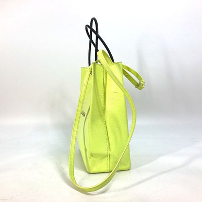 Balenciaga Tote Shopping Tote XS 568817 Leather Yellow