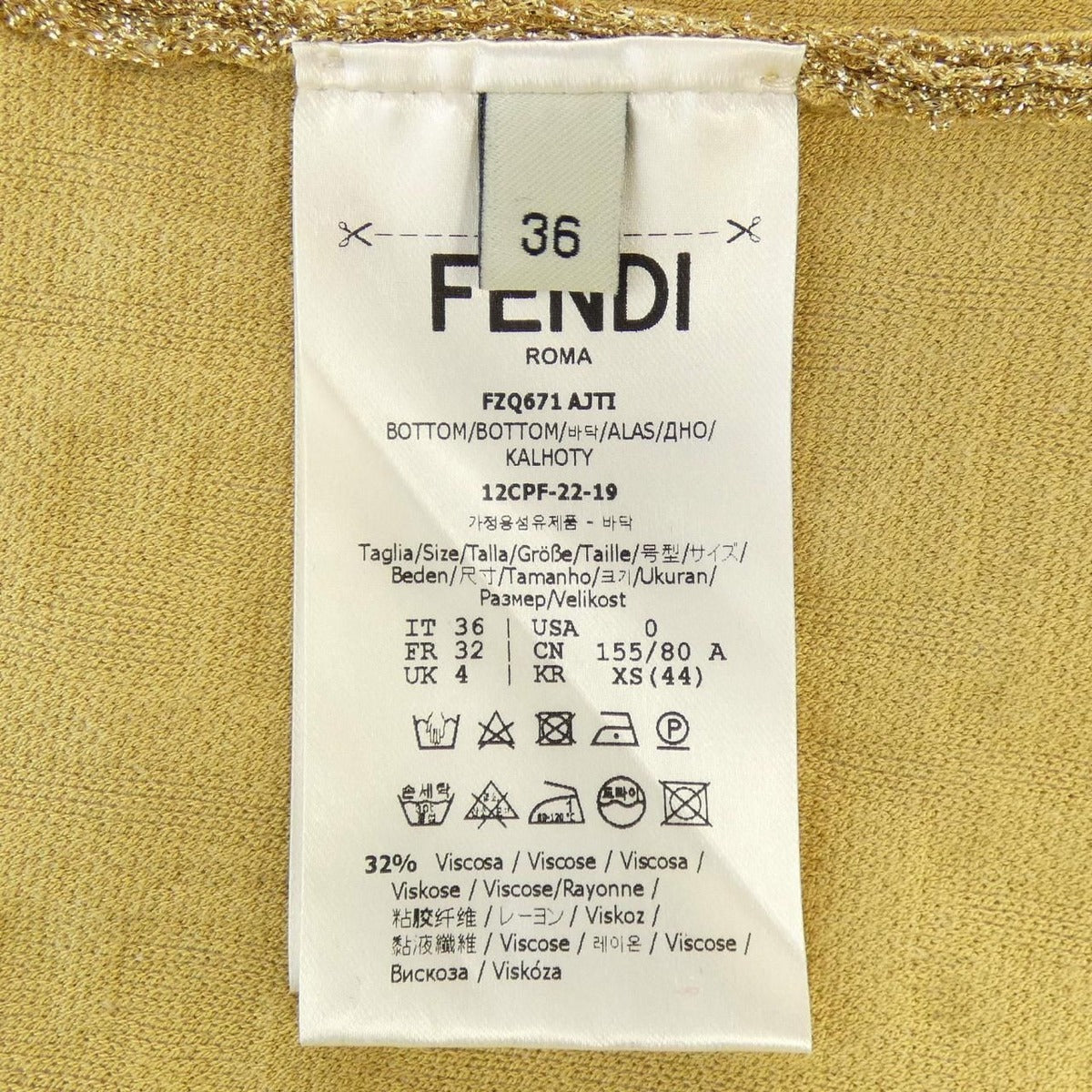 Fendi Fzq671 AJTI Skirt — view 3