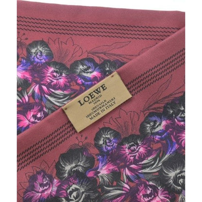 Loewe Shawl Silk Black Red Purple Etc — view 3