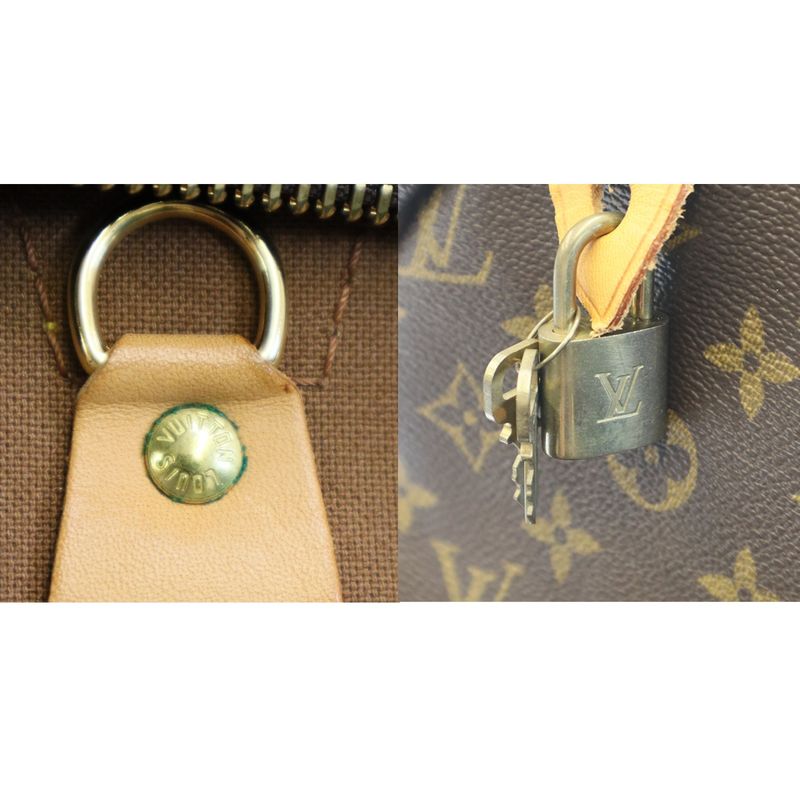 Louis Vuitton Speedy 40 Monogram Boston Bag Th0074 M41522 Brown 40