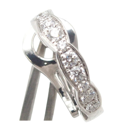 Chanel Coco Crush Collection Asymmetric Earrings Yellow Gold White Diamond — view 4