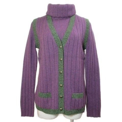 Chanel Boutique Vintage Cashmere Ensemble Knit Vest Sweater Pullover Long