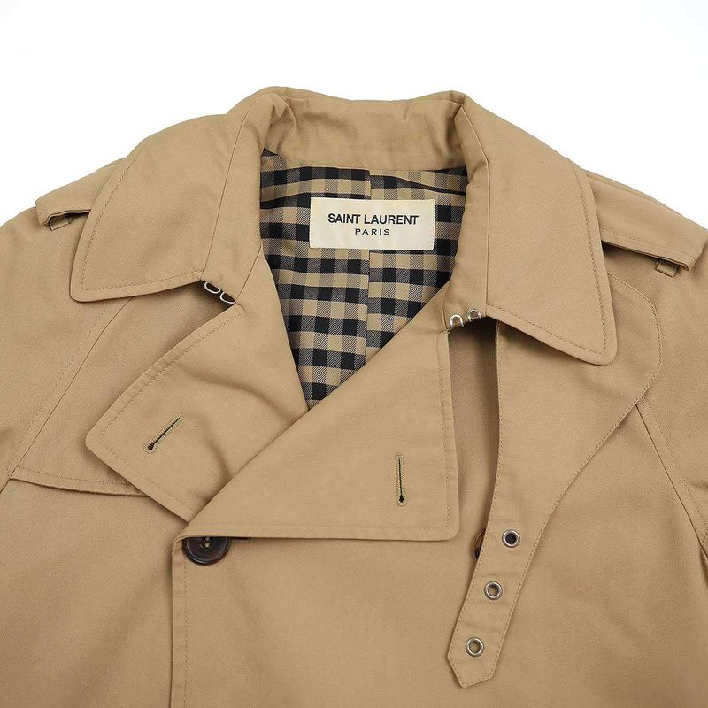 Saint Laurent Paris 13ss Trench Coat 316130 Beige 38