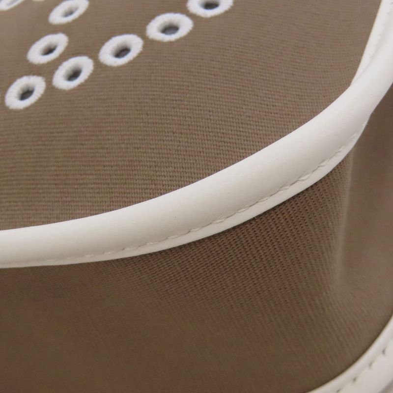 Hermes Evelyn Neo Etop Silver Hardware Shoulder Bag Toile Offiche Women