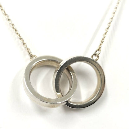 Tiffany & Co Interlocking Circle Necklace Silver