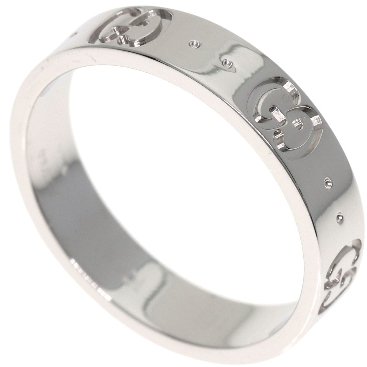 Gucci Icon Ring 18K White Gold