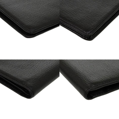 Chanel Coco Marc Lambskin Black 1308 Black Bifold Wallet Chanel