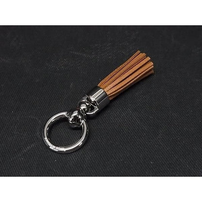 Hermes Leather Tassel Twirly Ring Accessory Brown At3346 — view 4