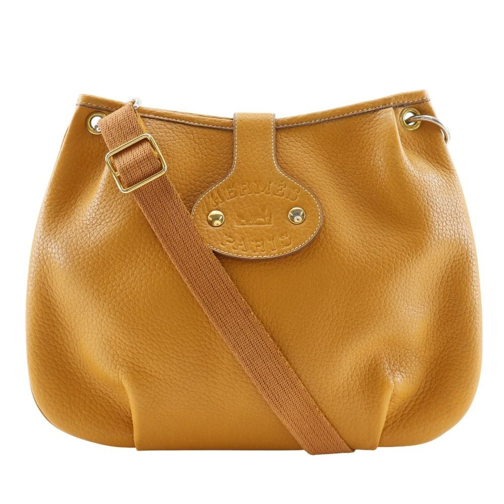 Hermes Rodeo Ardennes Natural Shoulder Bag