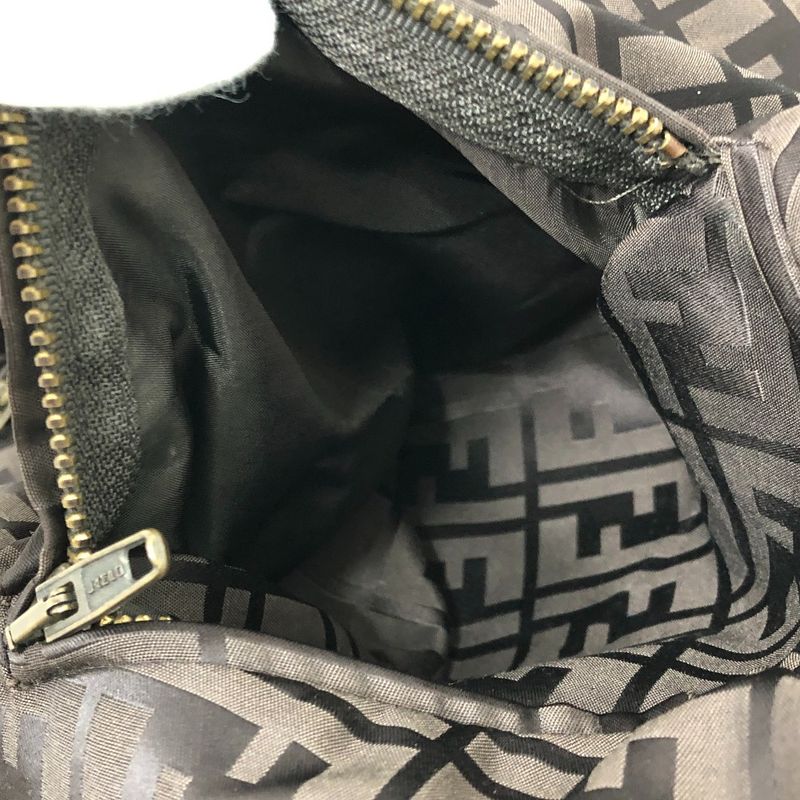 Fendi Nylon Jacket Zucca Print Nylon Brown