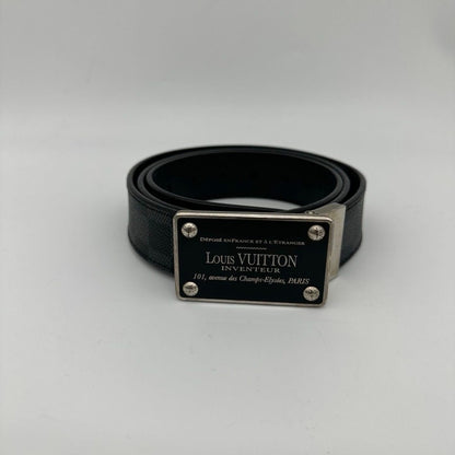 Louis Vuitton Damier Graphite Ceinture Enventure Reversible Belt