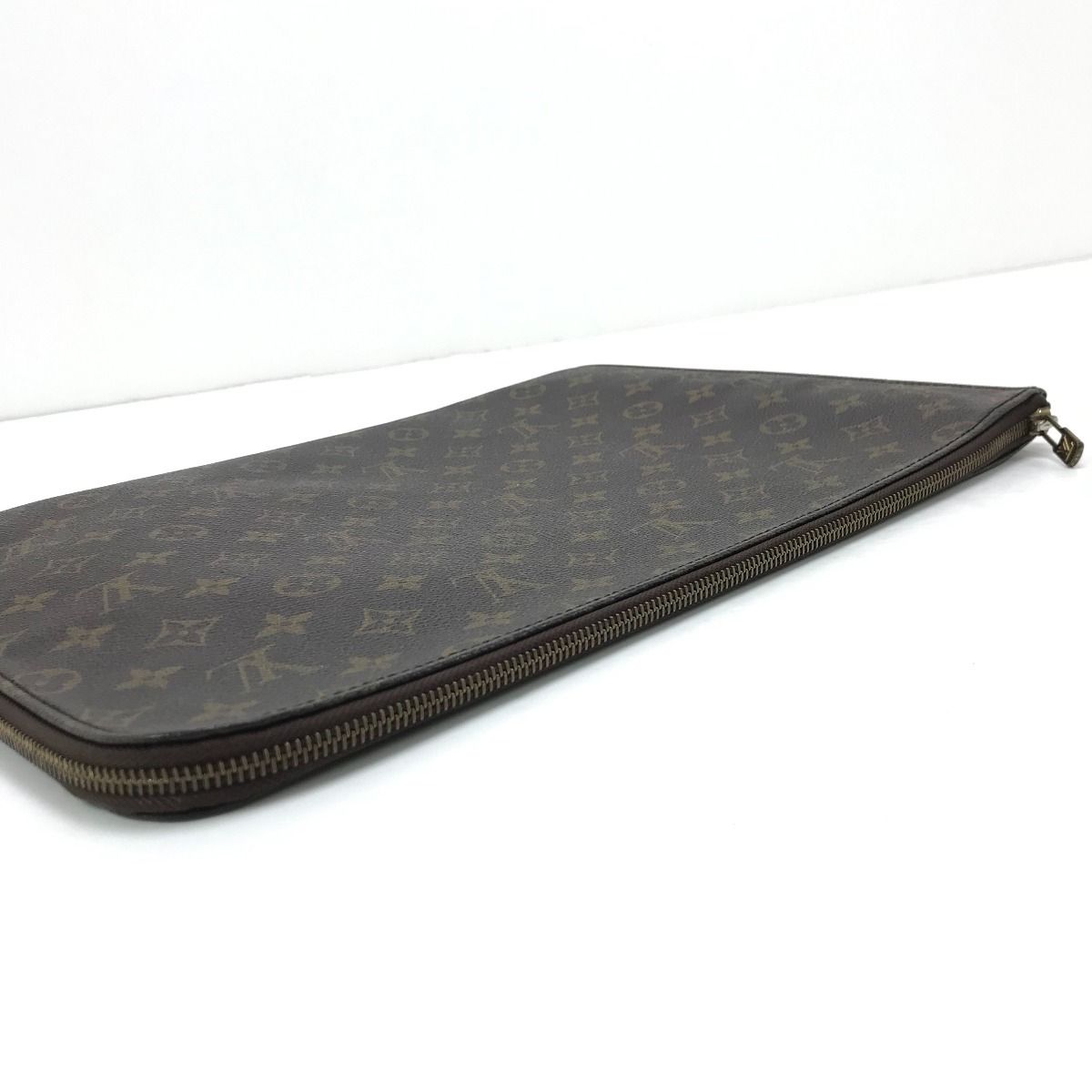 Louis Vuitton Monogram Document Case M53456 Brown