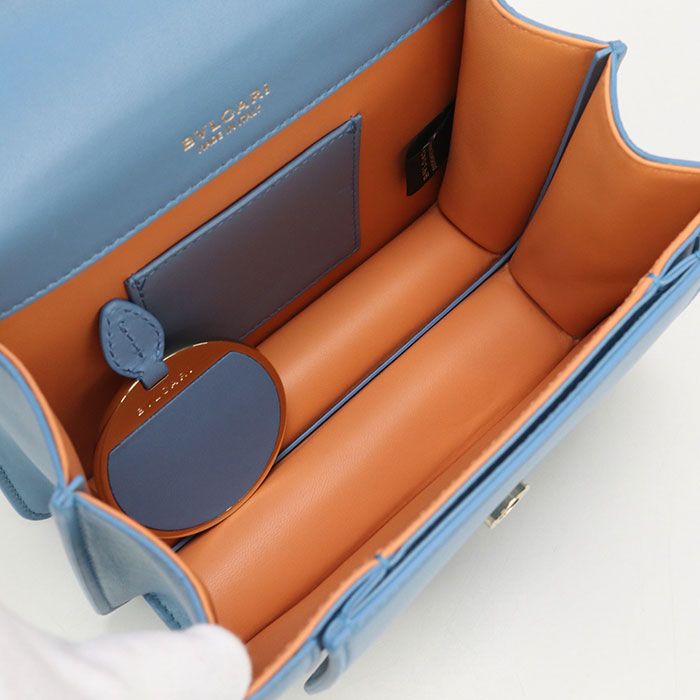 Bvlgari Bulgari 2WAY Serpenti Forever Crossbody Shoulder Bag Leather Women