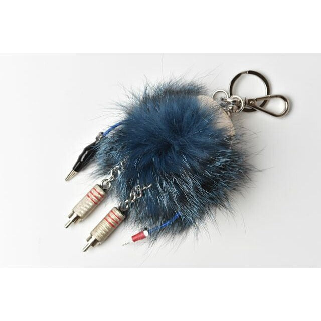 Prada Key Ring Holder Trick Nancy Robot Blue Multi — view 5
