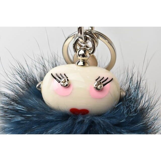 Prada Key Ring Holder Trick Nancy Robot Blue Multi — view 6