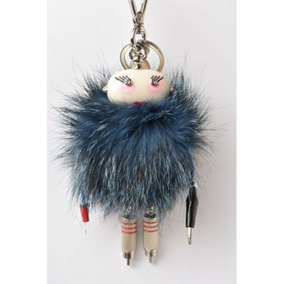 Prada Key Ring Holder Trick Nancy Robot Blue Multi — view 7