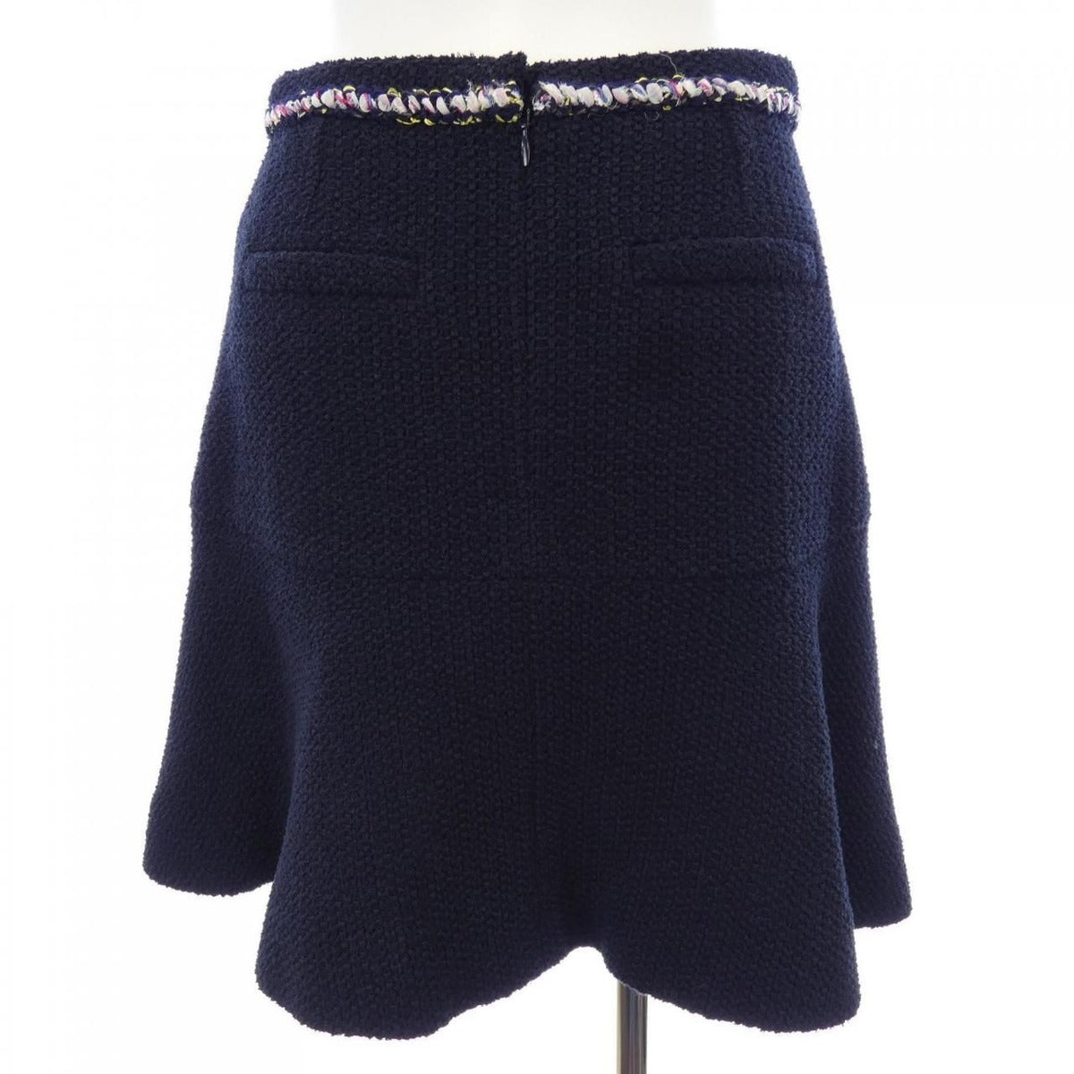 Chanel Skirt Navy 34 — view 2