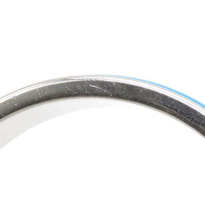 Hermes Bracelet Click H PM Metal Enamel Blue and Silver Hardware H Bracelet
