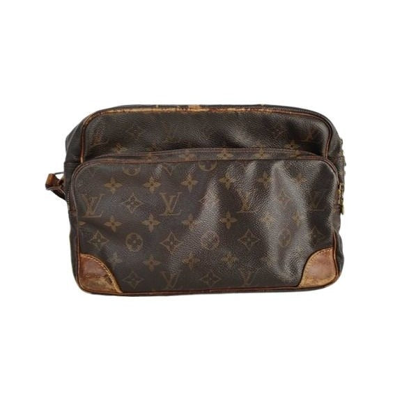 Louis Vuitton Shoulder Bag Nile Brown Monogram Canvas