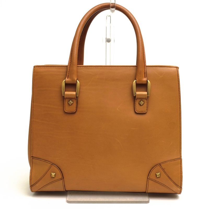 Gucci Bag Tote Bag Handbag Ladies Women Leather Genuine Brown 120895 Unisex