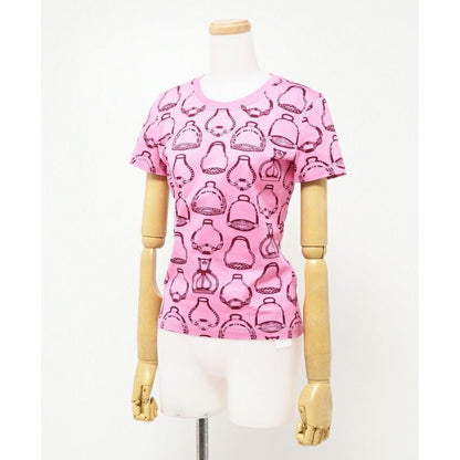 Hermes Cut And Sewn Size 34 Stirrup Illusion Short Sleeve T-Shirt All Over
