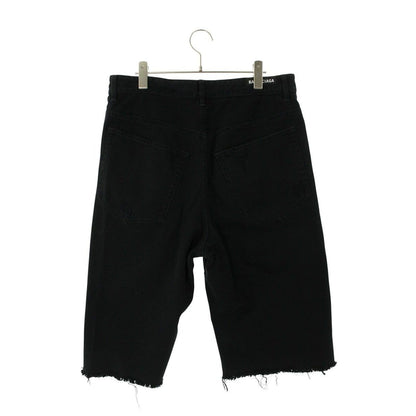 Balenciaga Distressed Baggy Denim Shorts XS — view 2