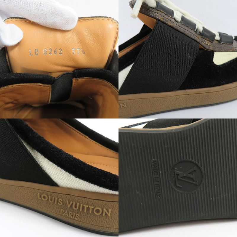 Louis Vuitton Ruth Line Sneakers - 1abvq8 Monogram 37.5 Noir Black