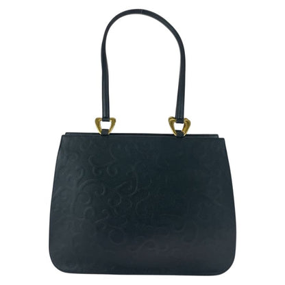 YVES Saint Laurent Yves Saint Laurent Black Gold Hardware Leather Tote Bag