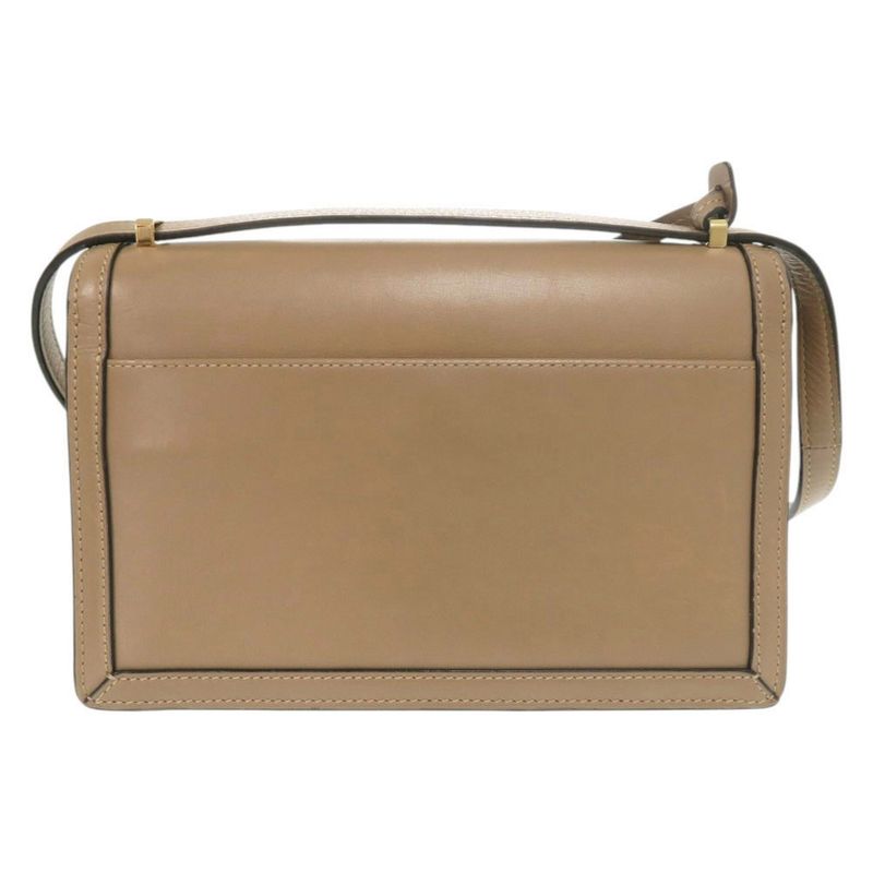 Loewe Barcelona Leather Beige Shoulder Bag 0242 Loewe