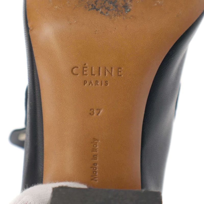 Celine by Phoebe Philo Studded Short Boots Black 37