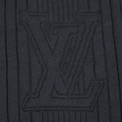 Louis Vuitton 21AW Cotton Nylon LV Logo Embroidery Stripe Pattern Crew Neck