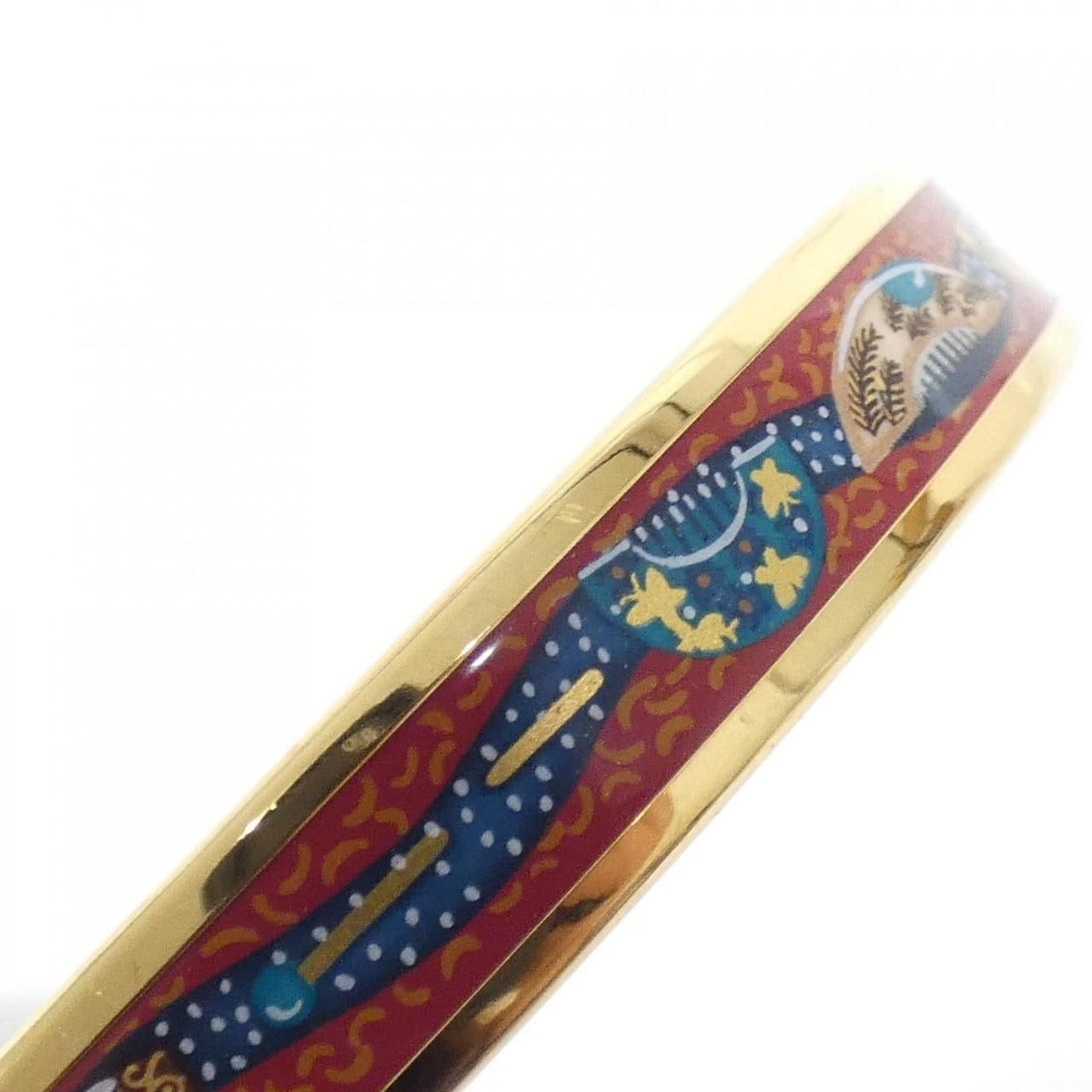 Hermes Vintage Bangle Blue Rouge — view 2