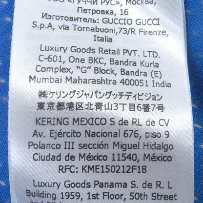 Gucci Adidas 692112 Double G Trefoil Sideline Jersey Track Jacket Blue Red L