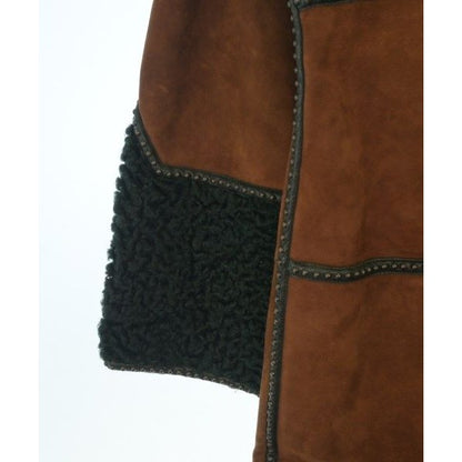 Fendi Coat Black 40 Brown — view 5
